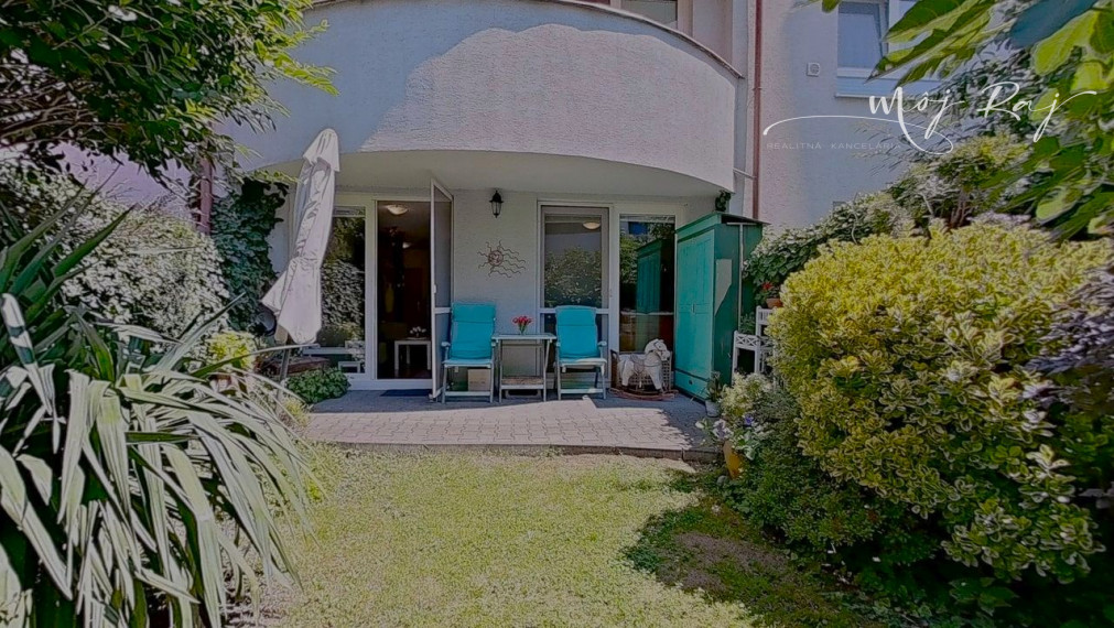 Súkromná oáza pokoja: 2-izbový byt so záhradou a terasou