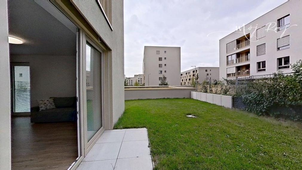 REZERVOVANÉ-✨ Štýlový 2-izbový byt so záhradou v top lokalite Bory Nový Dvor!