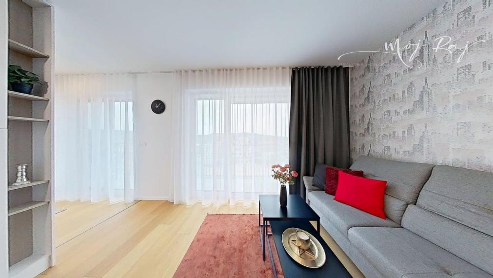 🌅 Štýlový 2-izb. byt s výhľadmi, balkónom a garážou – rezortné bývanie Čerešne