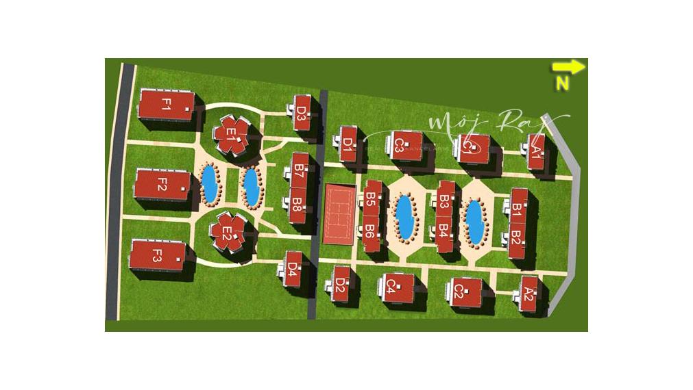 🏖️ 2-izb. apartmán s terasou – Crown Fort Club, Grand Resort, Sveti Vlas, Bulharsko