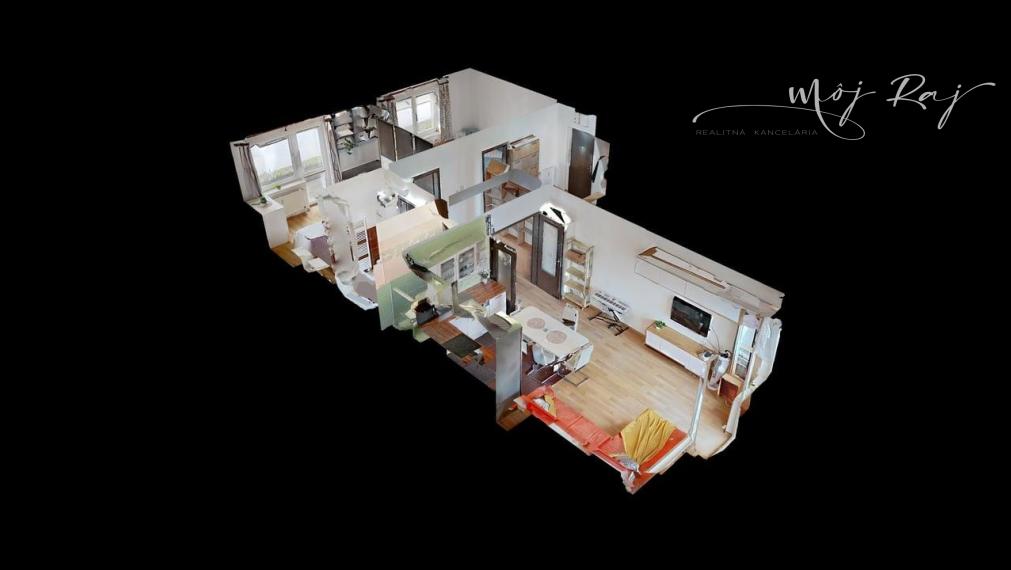 🏡 Veľký svetlý 3-izb. byt s 2 balkónmi a park. miestom