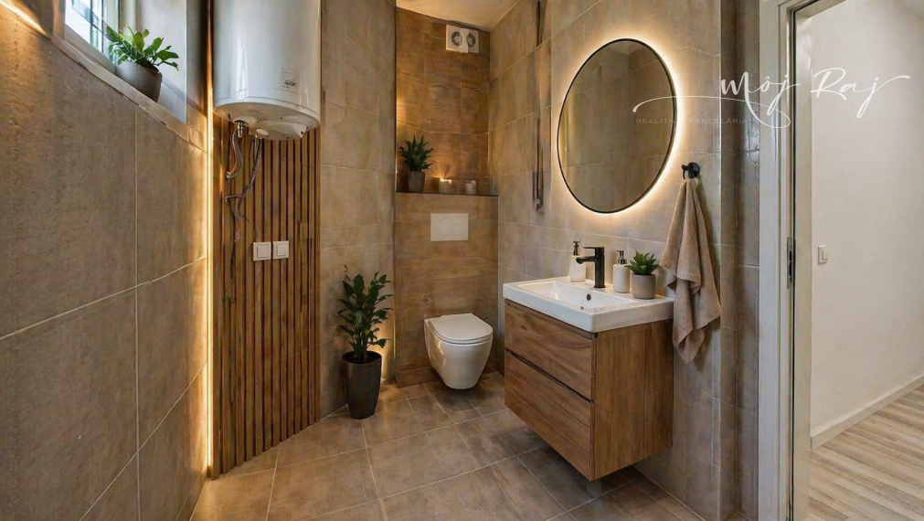 🌴 Moderný 2-izb. apartmán s terasou len 300 m od mora – Sveti Vlas