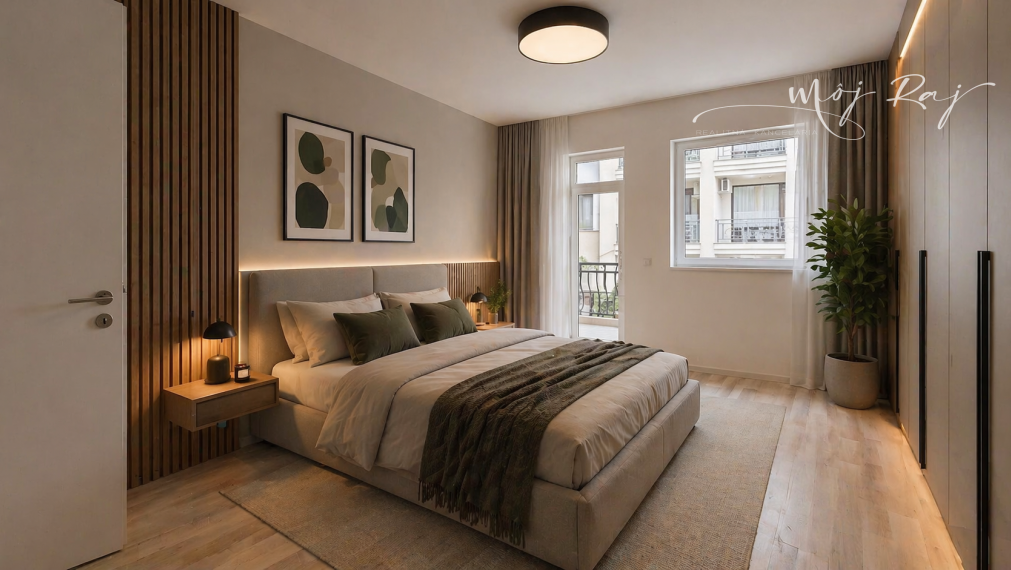 🌴 Moderný 2-izb. apartmán s terasou len 300 m od mora – Sveti Vlas