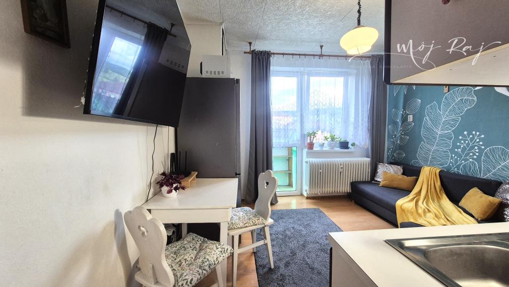 🏡 Útulný 1-izbový byt s dvomi balkónmi a výhľadom do prírody – Nižná, Orava 🌲