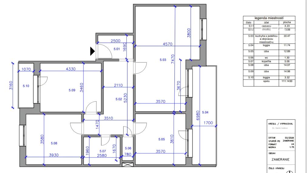 🏡 PRIESTRANNÝ 4-IZB. BYT S 2 LODŽIAMI NA MUŠKÁTE