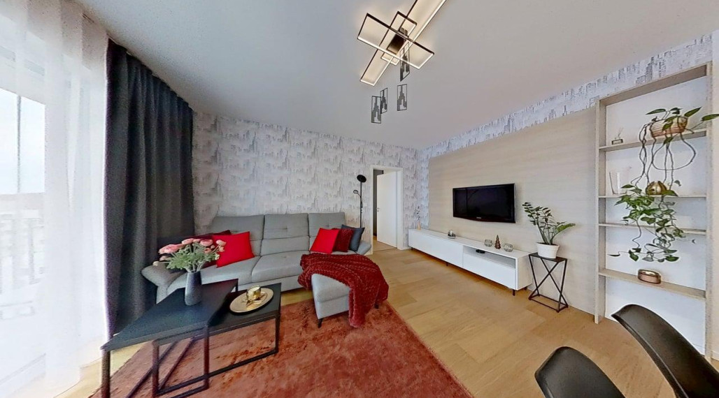 🌅 Štýlový 2-izb. byt s výhľadmi, balkónom a garážou – rezortné bývanie Čerešne